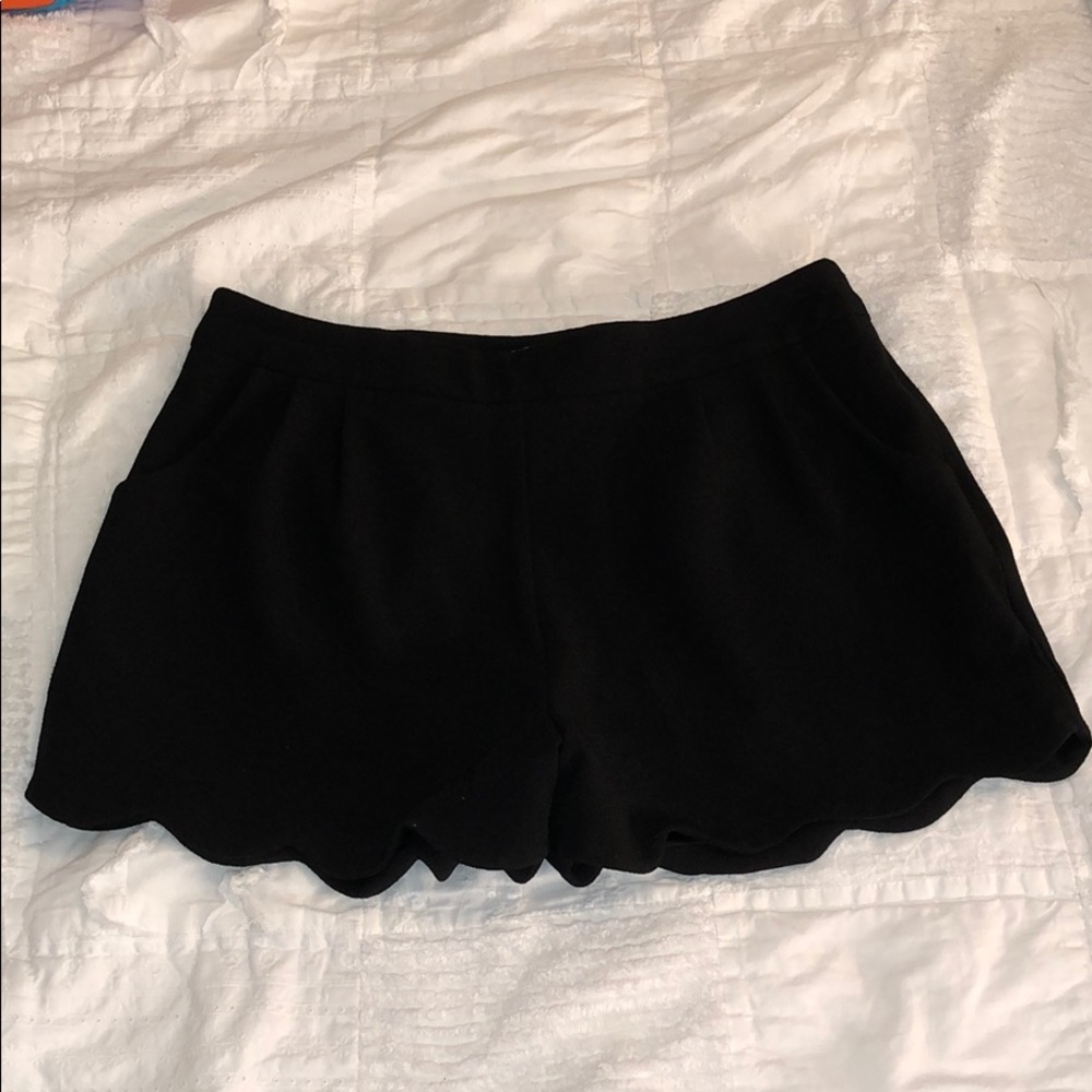 Black dress shorts